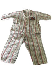 Sigikid Schlafanzug 98 Pyjama Pony 2 Teiler Rot Grau Homewear *N