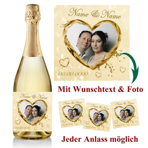 Flaschenetikett sektflaschen - flaschenetikett,