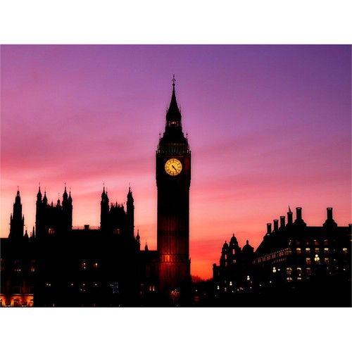 Big ben uhr london kunstplakat - big,