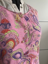 Cardigan Feinstrick Bogner  S Strickjacke Paisley
