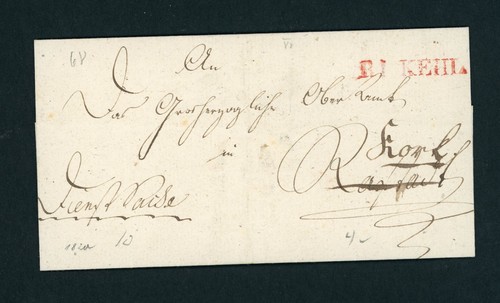 Vorphilatelie briefhülle kehl - vorphilatelie,