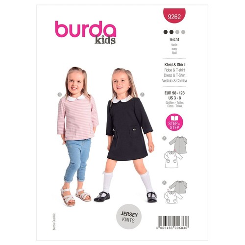Burda kinder 9262 kleid - 9262,