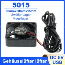 50mm USB Kühler Silent Lüfter Cooling Fan DC 5V für Desktop PC Computer Gehäuse