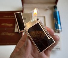 S.T. Dupont Ligne D Chinalack Braun Goldstaub NEU Abgedichtet! Fullset RAR!