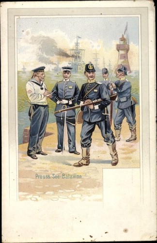 Litho preußisches see - litho,