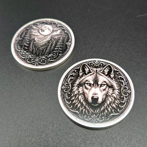 Wolf medaille 38mm 26g metall - wolf,