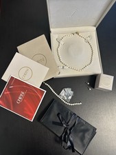 Echte Perlen Set Akoya Perle , Ohrringe, Halskette , Armband Und Ring