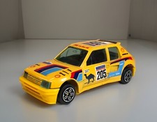 Peugeot 205 GTI Turbo  Rallye Modellauto Burago 1:43