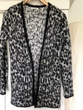 Strickjacke leopardenmuster - strickjacke,