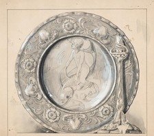 Bruno von Wahl - Pewter Plate