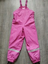 Neu: Playshoes Mädchen Regen-/Matschhose,Gr.122/128,Fleece-gefüttert,Thermo,Rosa