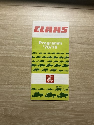 Orig claas programm - claas, prospekt