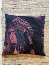 OMEN Hamburg Kissen Strick Wolle 40x40