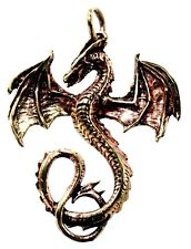 Drache Fabel Fabelwesen Dragon Mystik Feuer Bronze Anhänger Nr. 11
