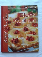 Dr. Oetker 1001 Backidee Blechkuchen Backbuch 2004