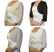 BRAUTJACKE BOLERO STOLA AUS
