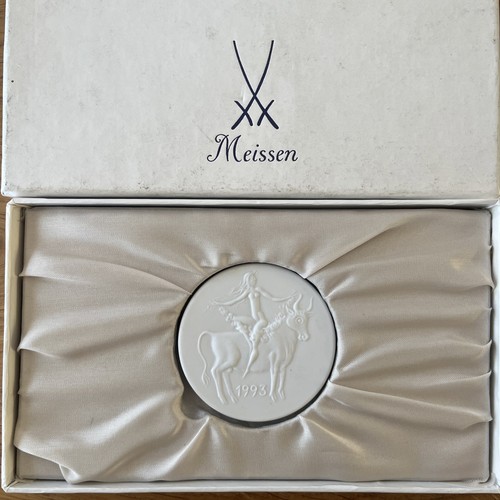 Meissen porzellan medaille - meissen,