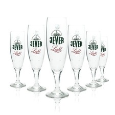 12x Jever Light Bier Glas 0,2l