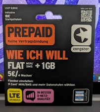 Congstar (Telekom) Prepaid SIM