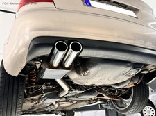  Edelstahl Sportauspuff-Komplettanlage Ø76mm-System Audi S4 B5 2x88x74mm