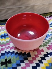 Meinl Kristallglas Klangschale 35cm Durchmesser - 5,3kg - Tiefer Ton - Rot