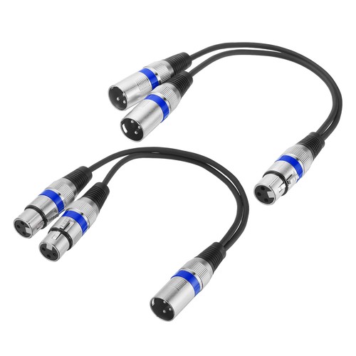 Xlr splitter kabel 2er pack - splitter,