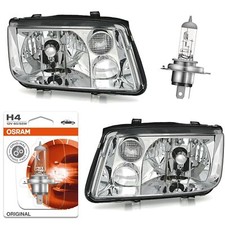 Scheinwerfer Set für VW Bora 1998-2005 + OSRAM H4 Original Line 60/55W 12V