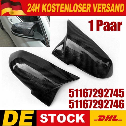 Paar carbon look spiegelkappen - carbon,