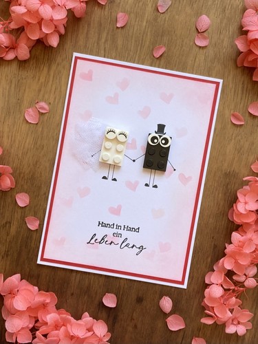 Glückwunschkarte zur hochzeit - zur,