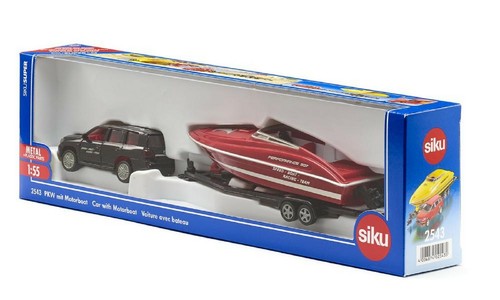 Siku 2543 pkw - siku, motorboot