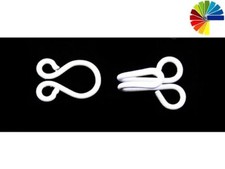 10 Haken und Ösen 10mm+8mm