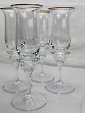 1x (nicht alle 4 = Einzelverkauf) Peill & Putzler Air Sherryglas mit Goldrand