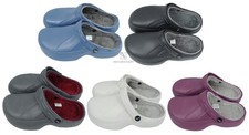 Geschlossene Clogs Herren Damen Gr. 36-45 gefüttert Schlappen Latschen Garten