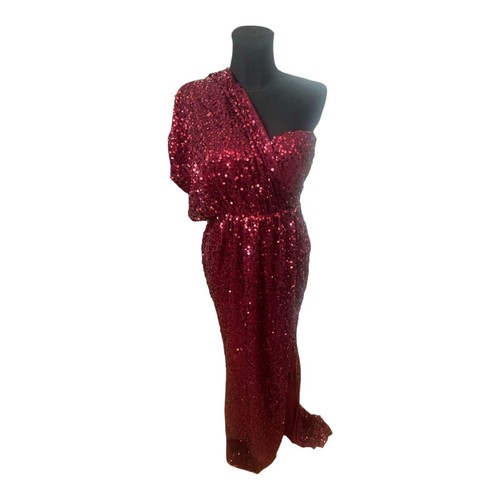 Pailettenkleid damen rot - damen,