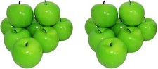 16x deko äpfel apfel - apfel, grÜn