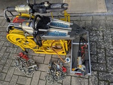 Weber Hydraulikaggregat Set E45, 630 Bar, Schere, Spreizer, Pedalschere, Ketten