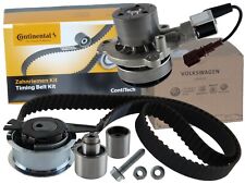 CONTI Zahnriemen Satz mit ORIGINAL VW Wasserpumpe VW SEAT SKODA AUDI 1.6 2.0 TDI