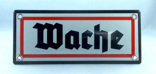 Bundeswehr emailleschild - bundeswehr,