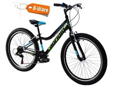 24 Zoll Mountainbike Capriolo Diavolo Sport, Shimano 6 G - schwarz grün, B-WARE