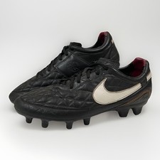 Nike Tiempo Dois Ronaldinho Fußballschuhe Herren Größe UK 7 schwarz R10 FG 2008