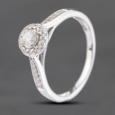 Gebrauchter Cluster-Ring 9 kt