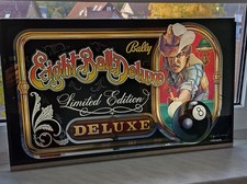 Bally Flipperbackglass Eight Ball Deluxe /Limited Edition  1980s