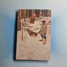 Künstler signierte Postkarte