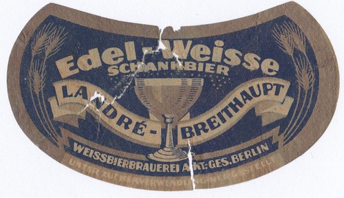 Edel weisse schankbier landré - edel-weisse,