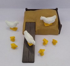 Playmobil Misthaufen Heuhaufen Hühner Bauernhof Mittelalter Zubehör 3716 #E432