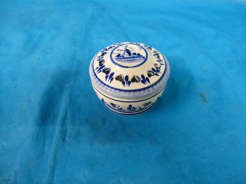 Dose mit deckel - dose, delft