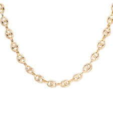 Bohnenkette 585 14kt gelbgold - bohnenkette, 585/14kt