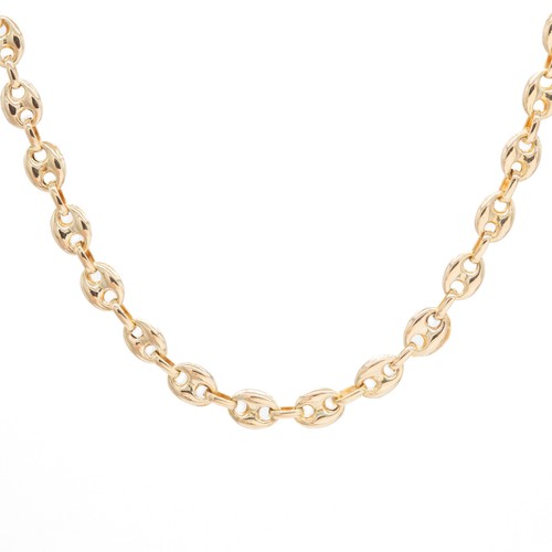 Bohnenkette 585 14kt - bohnenkette, gelbgold