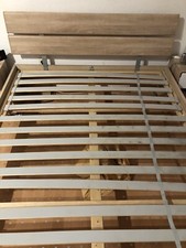 Bett in Holzoptik 1,40 X 2,00m - Ohne Lattenrost