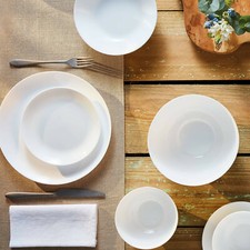 Tafelservice Hartglasgeschirr Diwali Geschirrset 18-teilig LUMINARC Weiß Set